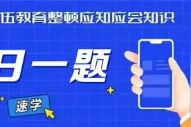 【教育整顿进行时】应知应会 每日一题⑥图片