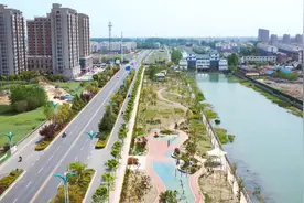 不一样的视角看涟水——漪河风光带图片