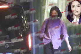 杨千嬅9岁儿子曝光，孩子身高优越，与妈妈互动十分亲热图片