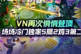 云顶之弈VN再次悄悄登顶！场场冷门独家5局2鸡3第二图片