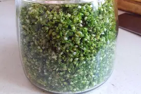 做韭花酱，料不是越多越好！只加这2样，颜色翠绿，味道纯正，香图片