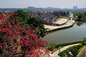 被誉为“广东第一村”的古村，位于佛山，坐拥岭南特色最大建筑群图片