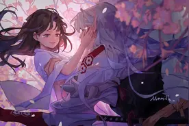 画师：Mmmilk_笔下杀生丸和玲的爱情【壁纸\背景\头像】图片