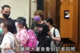 霍汶希11岁女儿罕见曝光，看到镜头即刻躲助手身后，生父至今是谜图片