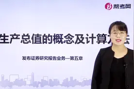 帮考网｜证券分析师胜任能力资格考试｜国内生产总值的概念视频封面