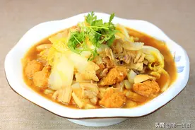 大烩菜怎么做才好吃，原来技巧这么简单，有荤有素，满满一大锅图片