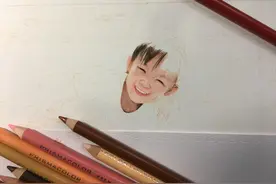 分享一组彩铅人物小女孩步骤图图片