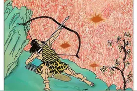 “后羿射日”神话故事误读多年，其实是大羿射日，而不是后羿所射图片