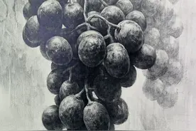 素描静物水果、蔬菜 ​,素描静物图片
