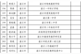湛江31人入围省特级教师！有你恩师吗？图片