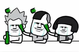 喝酒表情包图片