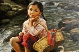 【打油诗】《采蘑菇的小女孩》图片