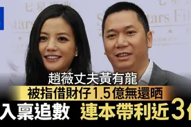 港媒曝赵薇老公黄有龙又被追债，共计2.5亿，仅利息就高达1.2亿图片