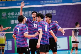 十二年磨一剑 上海男排夺陕西全运会冠军图片