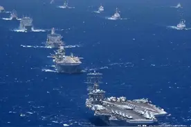 舰炮外交？多国航母战斗群将齐聚亚太 日媒：即便给钱都摆不平图片