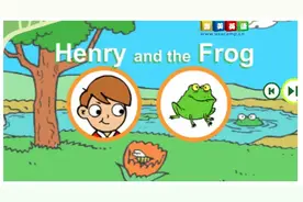英文绘本故事：Henry and the Frog 青蛙上学奇遇记图片