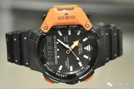 推土机式传感器双显登山表——CASIO AW330图片
