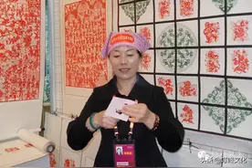 华月秀：国际一级剪纸艺术家，陕北的图片