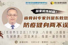 居家锻炼秘籍！省骨科专家刘显东教您防疫健身两不误图片