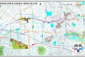 南京绕越高速新篁互通连接线仪征段全面开建，年底扬州人去南京将更方便图片