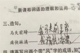 小学生造句“偷懒”，老师虽然打勾却很无奈：投机取巧行为图片
