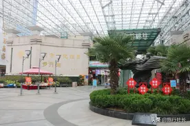 曾经是新乡市八大景区之一的步行街，现在人流减少，生意惨淡图片