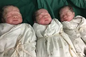 1/8000！扬州这位妈妈诞下三胞胎图片
