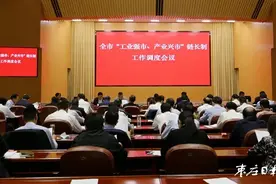 张宏伟主持召开全市“工业强市、产业兴市”链长制工作调度会议图片