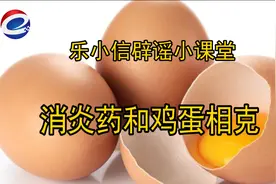【乐小信辟谣小课堂】消炎药和鸡蛋真的相克吗？图片