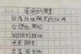 小学生作文《爸爸的脚臭》走红，比喻修辞很生动，味道溢出屏幕图片