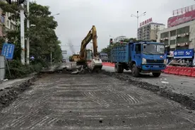 漳州：国道319线牛崎头路面修复工程开工 途经车辆需绕行图片