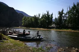 门头沟永定河支流，白条钓的手发软图片