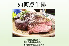 如何点牛排？牛排几分熟？八分熟会被贻笑大方滴！视频封面