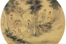 带你近距离看一看竹林七贤图片