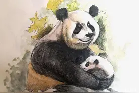 憨态可掬的大熊猫，曾是兵主蚩尤的坐骑，还有一个威风凛凛的名字图片