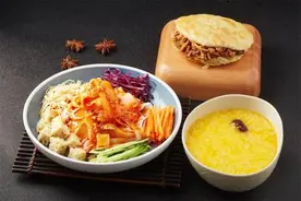 肉夹馍套餐！皮酥肉嫩爽而不腻，享受大口吃肉的快乐图片