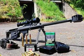 巴雷特打武直，没有什么是一发0.50解决不了的，有的话就再来一发图片