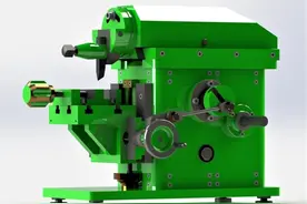 limadora小型金属加工机床3D图纸 Solidworks 附pdf工程图图片