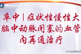 症状性慢性大脑中动脉闭塞的血管内再通治疗图片