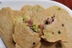 不需揉面发面的全麦包菜肉夹馍，一学就会，营养鲜嫩，老少都爱吃图片