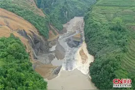 湖北恩施通报沙子坝地质灾害处置情况 堰塞湖瞬间溃坝风险有所缓解图片