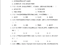 2020中考化学——江苏2020中考化学6月份模拟试卷（含答案解析）图片