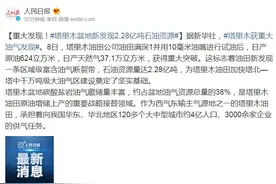 重大发现！塔里木盆地新发现2.28亿吨石油资源图片