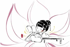 简笔画也很有国风韵味，一组古风Q版小可爱~图片