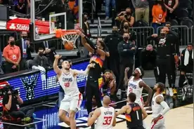 NBA赛后主裁判给出解释，太阳绝杀有效，不是进攻干扰球图片