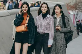闺蜜穿搭，我只服韩国妹子！高调却不雷同，怎么看都好看图片