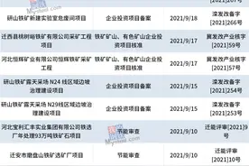 9月河北17个铁矿石项目获批图片