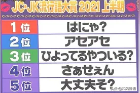 2021年上半年的日本JC•JK流行语，TOP5出炉图片
