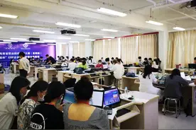 海南工商职业学院承办2021年全省职业院校技能大赛沙盘模拟企业经营大赛图片