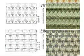 「钩编图解」最新的300个钩花和花边编织图案图片